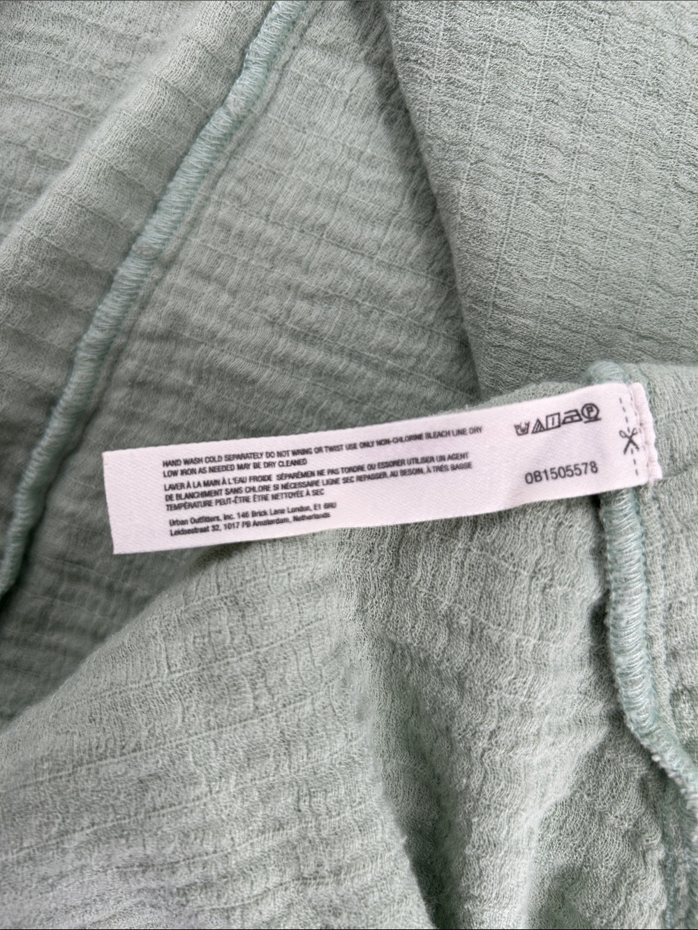 Free People Mint Green Tie-Front Ruffle Maxi Dress Big Mood Midi Size XS - Picture 5 of 15